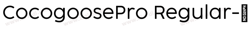 CocogoosePro Regular字体转换
